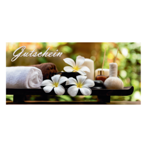 Gutschein Motiv „Blumen“