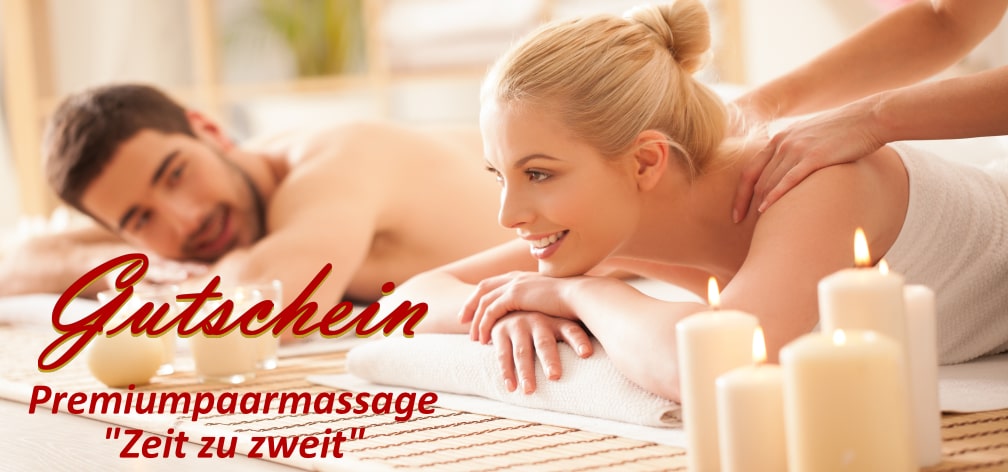 Paarmassage-Gutschein