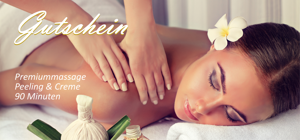 Verschenken Sie exklusive Verwöhnmomente. Unsere Premiummassage “Peeling & Creme” gibt es jetzt auch als Gutschein. Für einen besonderen Menschen oder für Sie selbst!
